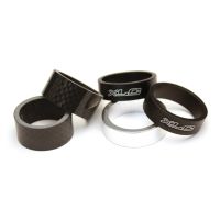 XLC A-Head Spacer-Set, 3 x 5, 1 x 10, 1 x 15, 1 1/8" Carbon