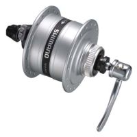 Shimano Nabendynamo DH-3D37, 36 Loch, silber, CL- Disc, SSP