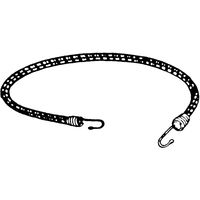 Matrix Gummi Expander mit 2 Haken 10 x 60 cm,schwarz