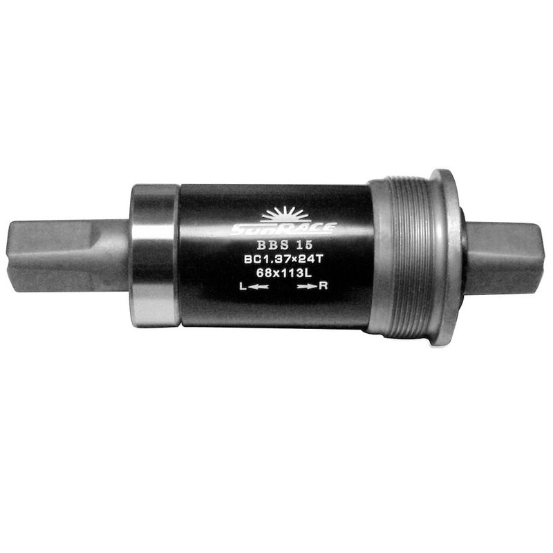 Pédalier SunRace BBS15 | Boîtier BSA 68mm | Acier | Pour Vélos
