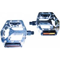 TAQ PE05 BMX Pedal silver 9/16" One-Piece Alloy, Crmo-Axle