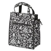 M-Wave Amsterdam Style Flower Seitentasche schwarz-weiß