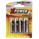 Ansmann Mignon X-Power AA Batterien 4 St.