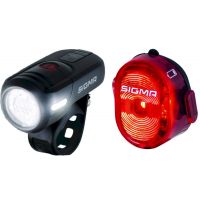 Sigma LED Beleuchtungsset Aura 45 FL USB und Nugget II schwarz