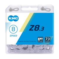 KMC Kette Z8 EPT, 7/8-fach, 1/2x3/32, 114 Glieder, silber, Anti-Rost-Beschichtung