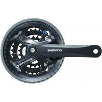 Shimano Kettenradgarnitur FC-M311 Altus, 42/32/22, 170mm, Scheibe, schwarz, 4-kant