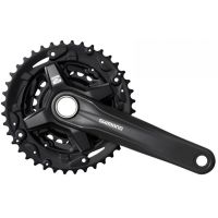 Shimano Kettenradgarnitur FC-MT210, 40/32/22 Zähne, 175mm, schwarz, 3x9