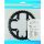 Shimano Kettenblatt Deore 4-Arm, 48 Z, LK 104mm, schwarz, FC-M590