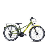 SCOOL troX EVO 24", 21-Gang, Green/ Lime
