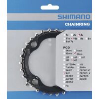 Shimano Kettenblatt 4-Arm, 30 Zähne, 96mm, schwarz, FC-MT500, FC-M523